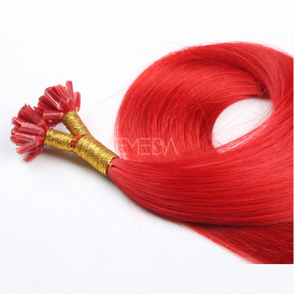 Keratin pre bonded best human hair extensions CX092